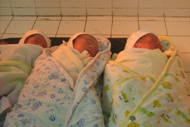 Một ca sinh 3 hiếm hoi ở Hà Tĩnh