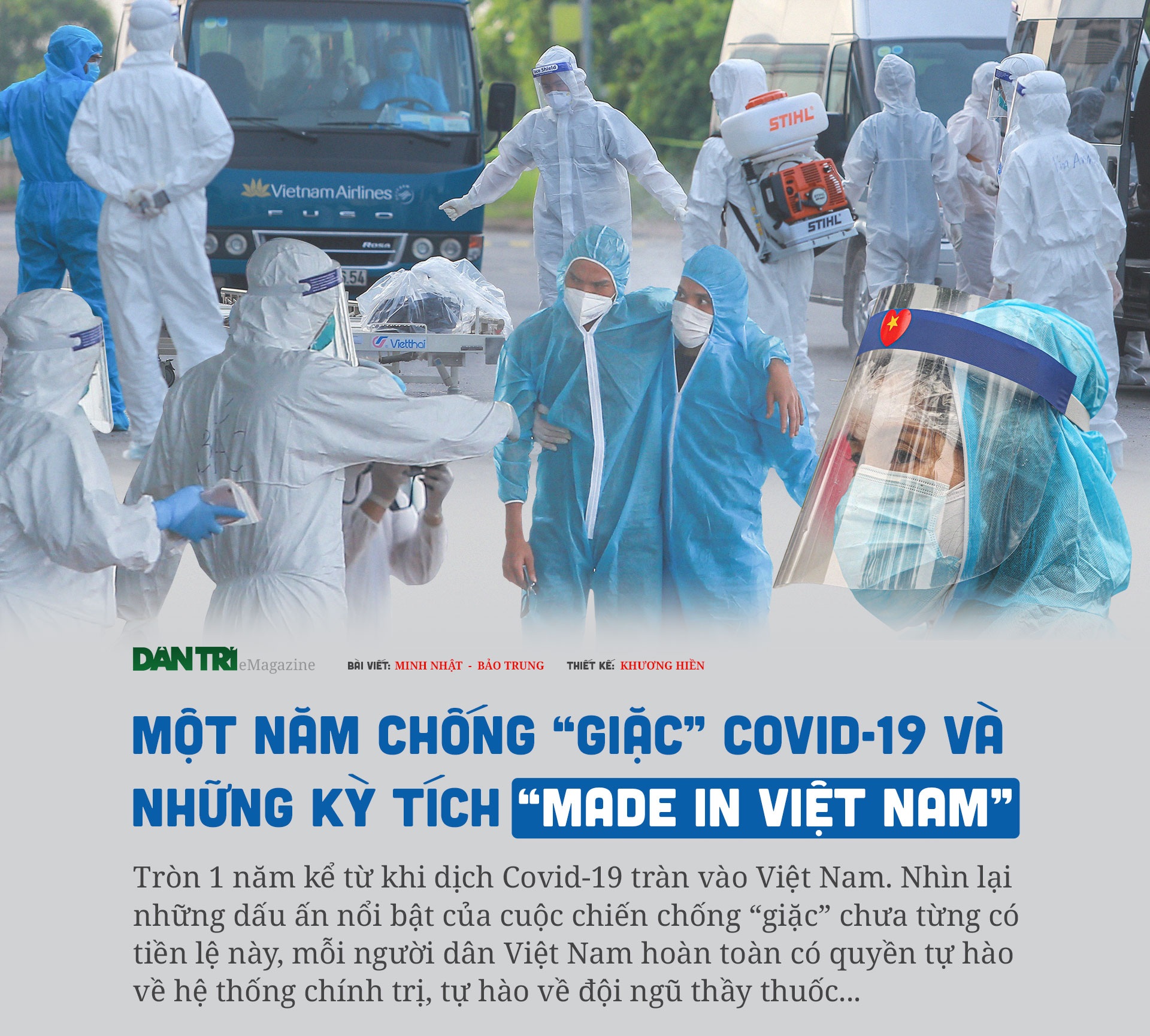 Một năm chống "giặc" Covid-19 và những kỳ tích "made in Việt Nam"