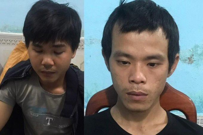 Phương và Hà tại cơ quan công an. Ảnh: CACC.