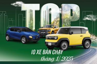 Loạt xe bán chạy tháng 1: VinFast VF 3 và VF 5 tiếp tục bỏ xa đối thủ