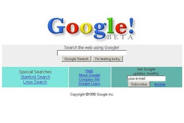 Nhìn lại những website nổi tiếng từ ngày mới được thành lập