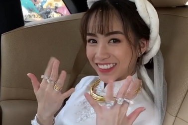 Choáng với siêu xe, trang sức kim cương trĩu tay trong đám cưới con đại gia