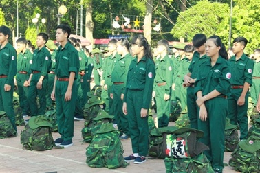 111 chiến sĩ nhí lên đường "nhập ngũ" học kỳ trong quân đội