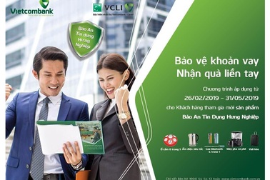 Chương trình tri ân khách hàng “Bảo vệ khoản vay – Nhận quà liền tay” cùng Vietcombank - Cardif