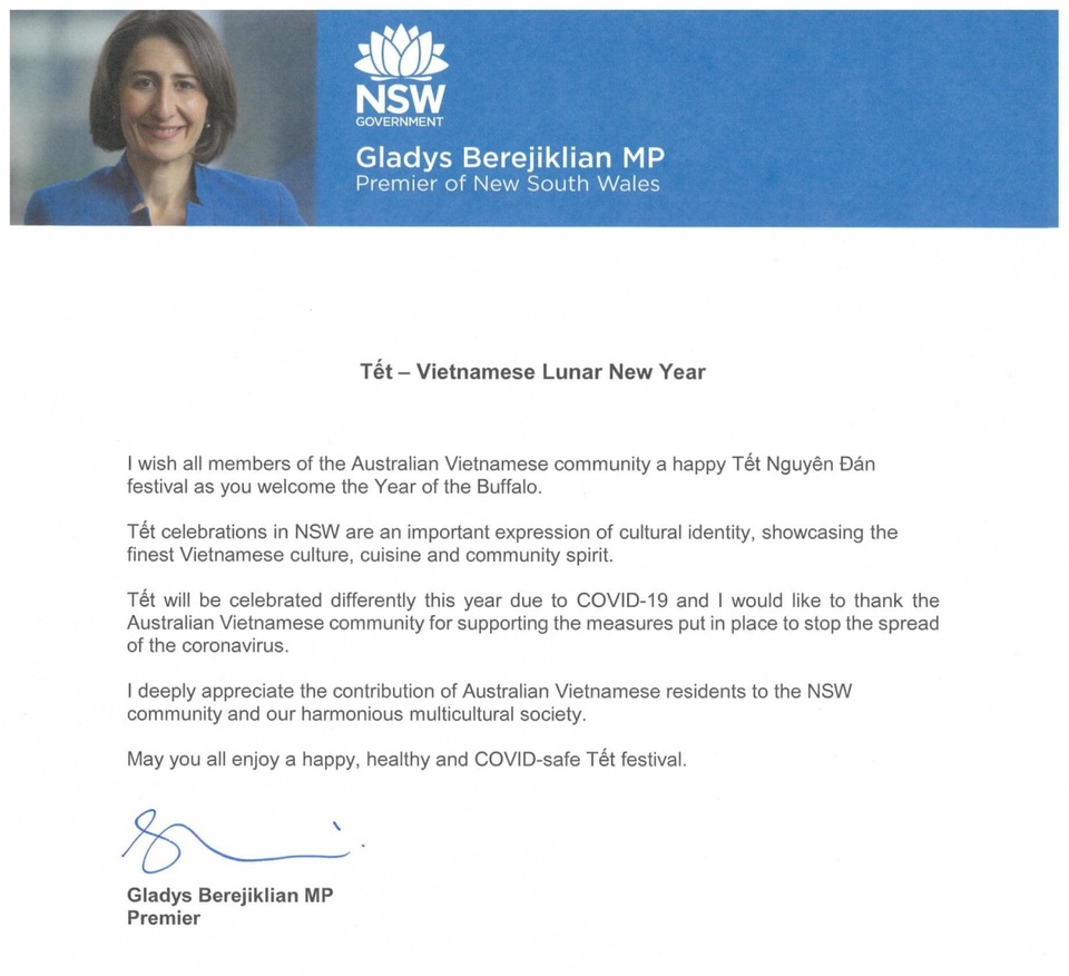 Thủ tướng Australia chúc mừng năm mới bằng tiếng Việt - 1 Thủ tướng Australia chúc mừng năm mới bằng tiếng Việt - 1