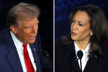 Ông Trump nói phải "1 chọi 3" trong cuộc tranh luận với bà Harris