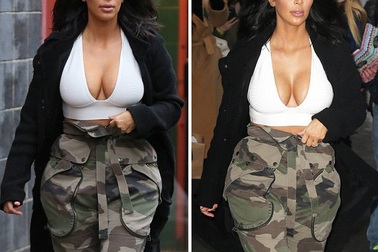 Kim Kardashian mặc "hớ hênh" trong thời tiết âm độ 