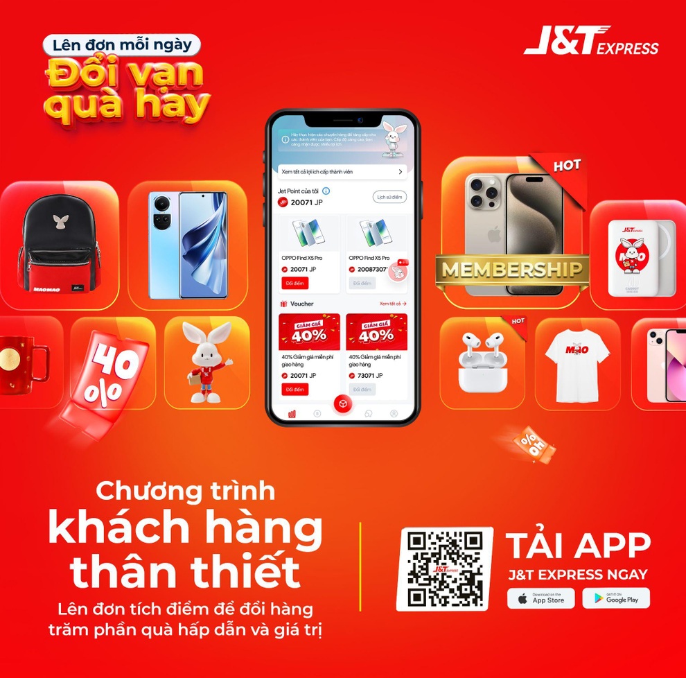 JT Express dành tặng 5.500 phần quà ra mắt chương trình khách hàng thân thiết - 2 JT Express dành tặng 5.500 phần quà ra mắt chương trình khách hàng thân thiết - 2