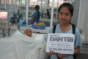 Hơn 25 triệu đồng đến với cô gái mồ côi cả cha lẫn mẹ bị tai nạn nguy kịch