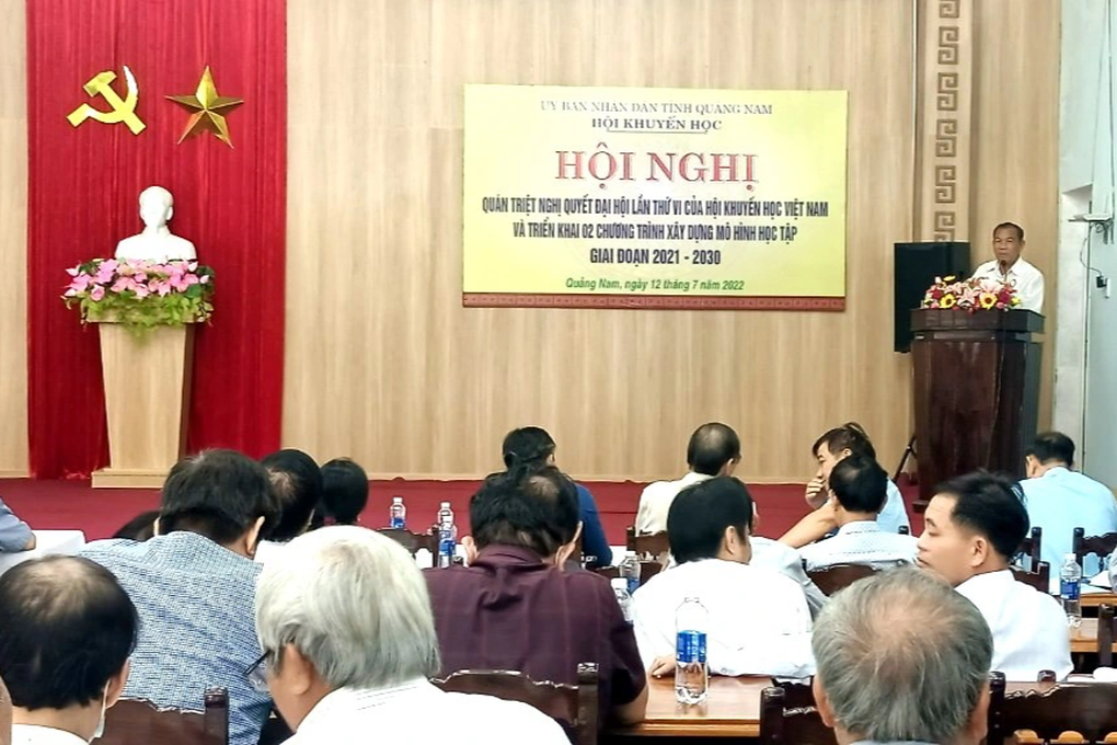 Quảng Nam quán triệt Nghị quyết Đại hội lần thứ VI Hội Khuyến học Việt Nam - 1 Quảng Nam quán triệt Nghị quyết Đại hội lần thứ VI Hội Khuyến học Việt Nam - 1