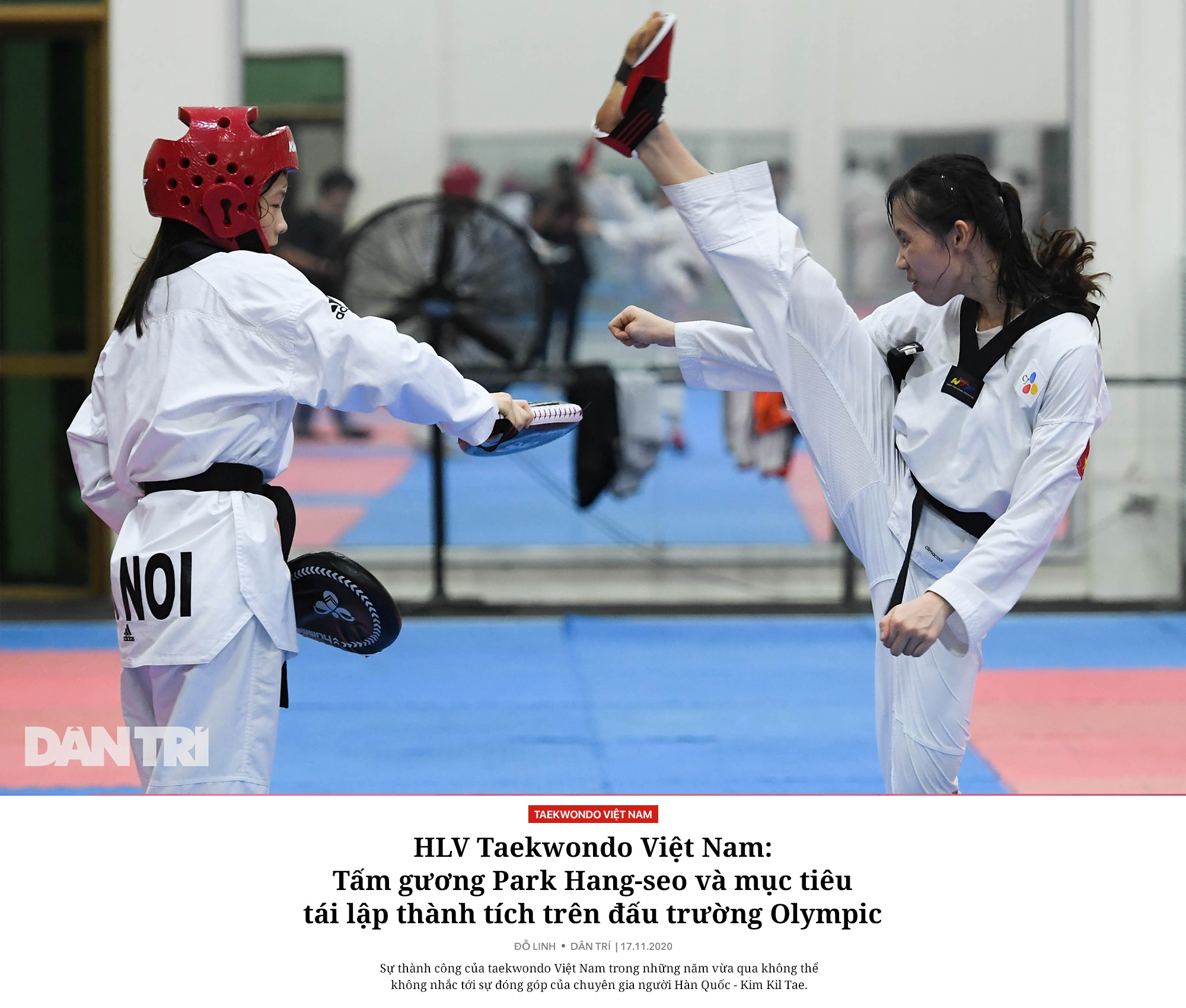 Taekwondo Việt Nam: Tấm gương thầy Park và mục tiêu tại Olympic