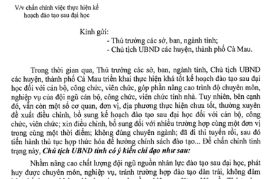 Cà Mau: Chấn chỉnh việc đào tạo nhằm hợp thức hóa hưởng chính sách