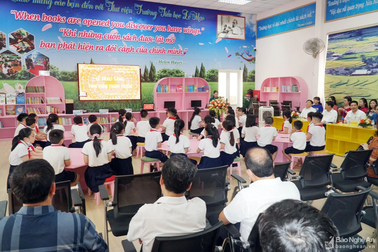 Thư viện thân thiện giúp học sinh thích đọc sách, xả stress