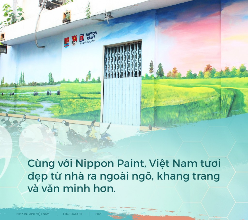 Tranh bích họa Việt Nam tươi đẹp mang diện mạo mới cho các bức tường tại TPHCM - 5 Tranh bích họa Việt Nam tươi đẹp mang diện mạo mới cho các bức tường tại TPHCM - 5