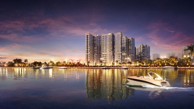 The Beverly với thiết kế các tòa nhà hình chữ Z giúp tối đa hoá tầm nhìn và đón sinh khí dồi dào.