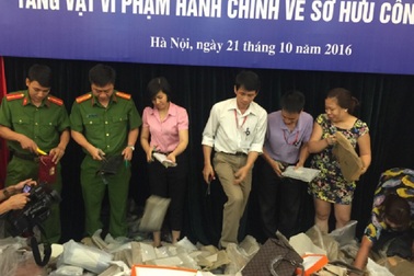 Bộ trưởng Bộ KH&CN yêu cầu xử lý nghiêm vi phạm trong quá trình tiêu hủy tang vật