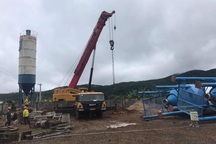 Xây dựng trạm trộn bê tông trái phép trong cụm công nghiệp