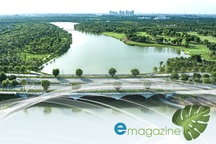 Thành phố triệu cây xanh Ecopark nhìn từ camera bay