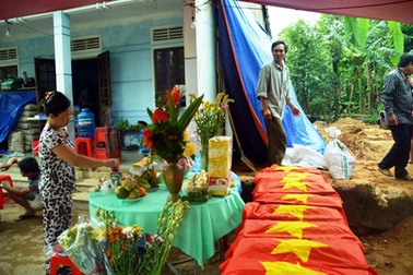 Đào móng nhà, phát hiện 9 bộ hài cốt liệt sỹ