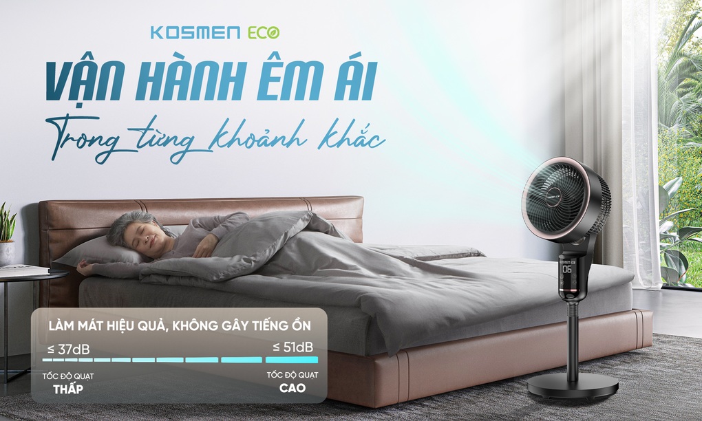 Kosmen Eco ra mắt sản phẩm quạt thông minh - 1 Kosmen Eco ra mắt sản phẩm quạt thông minh - 1