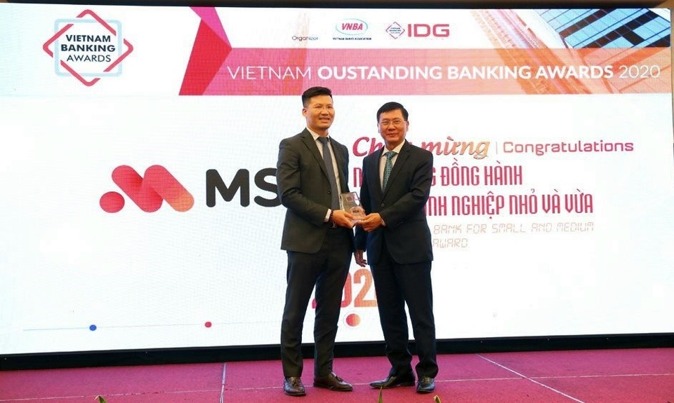 MSB được trao giải thưởng Ngân hàng đồng hành cùng DN hiệu quả năm 2020 - 1 MSB được trao giải thưởng Ngân hàng đồng hành cùng DN hiệu quả năm 2020 - 1