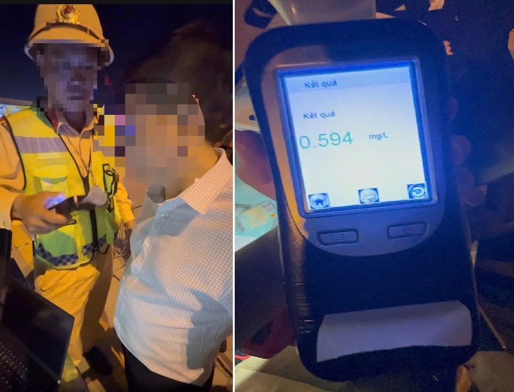 Tài xế ô tô có nồng độ cồn vượt mức kịch khung trên cao tốc - 1 Tài xế ô tô có nồng độ cồn vượt mức kịch khung trên cao tốc - 1