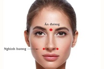 Day bấm huyệt giảm triệu chứng đau đầu, ngạt mũi do cúm