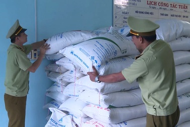 Phú Yên: Tiếp tục tạm giữ 4,5 tấn đường không rõ nguồn gốc