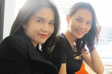 Ngọc Trinh, Ngọc Thạch "thăm dò" thị trường Hàn Quốc