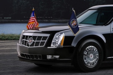 Limousine của tân tổng thống Mỹ lộ diện