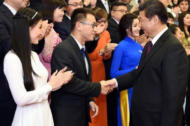 Á hậu Diễm Trang tham gia giao lưu hữu nghị thanh niên Việt - Trung