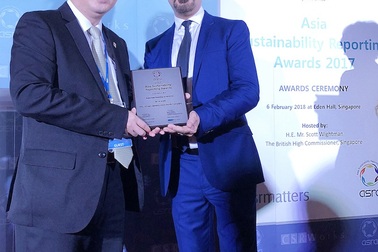 Báo cáo bền vững tốt nhất châu Á xướng tên một doanh nghiệp Việt Nam