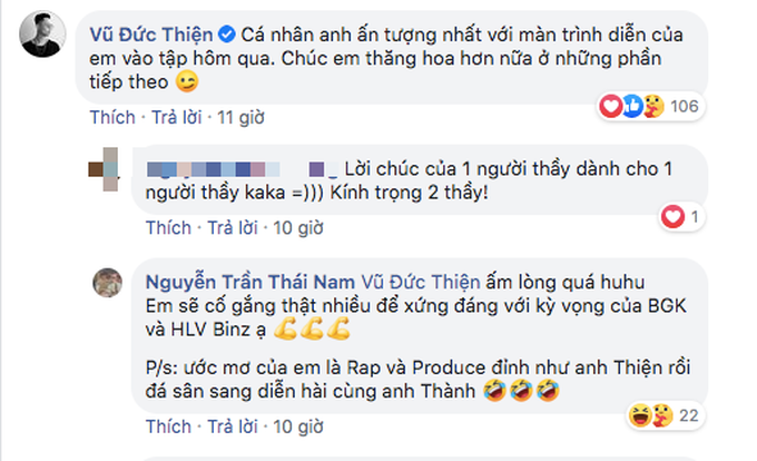 Trên sóng thì phát cuồng Lăng LD nhưng Rhymastic lại thú nhận ấn tượng nhất với màn trình diễn của thầy giáo rapper - Ảnh 3. Trên sóng thì phát cuồng Lăng LD nhưng Rhymastic lại thú nhận ấn tượng nhất với màn trình diễn của thầy giáo rapper - Ảnh 3.