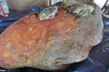 Đi dạo bờ biển, vô tình nhặt được vật thể lạ hiếm gặp đáng giá cả gia tài