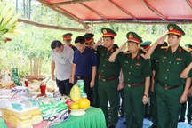 Tưởng niệm một năm ngày 13 liệt sĩ hy sinh ở thủy điện Rào Trăng