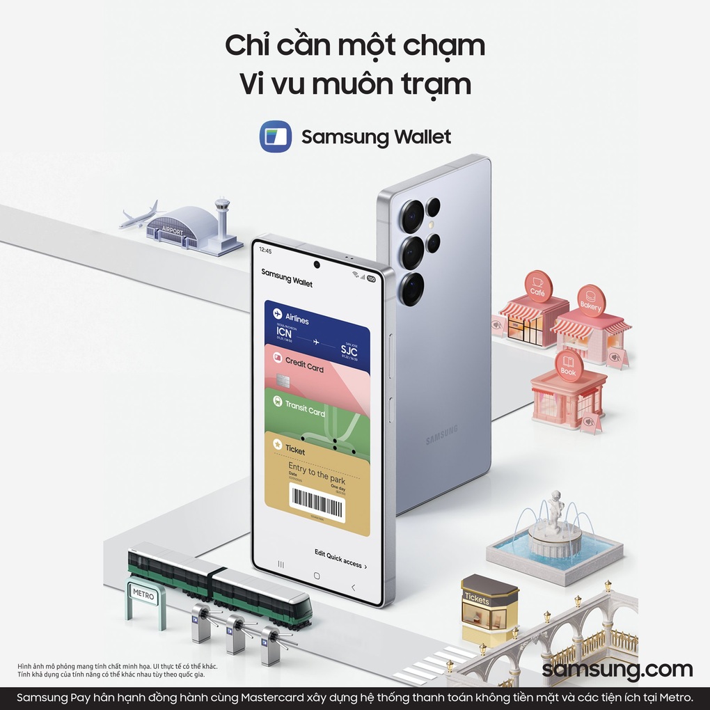Mua vé Metro, thanh toán nhanh chóng với Galaxy S25 và Samsung Wallet - 1 Mua vé Metro, thanh toán nhanh chóng với Galaxy S25 và Samsung Wallet - 1