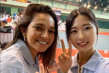 "Hot girl" pickleball Hàn Quốc gây sốt khi vô địch giải đấu tại Việt Nam