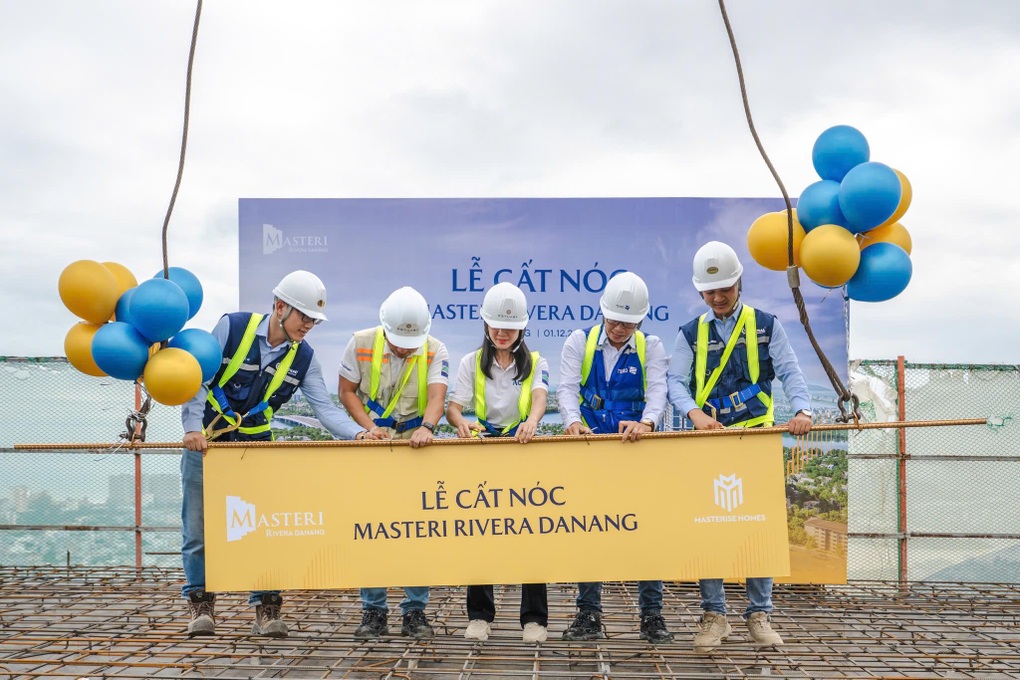 Masterise Homes cất nóc dự án Masteri Rivera Danang - 2 Masterise Homes cất nóc dự án Masteri Rivera Danang - 2
