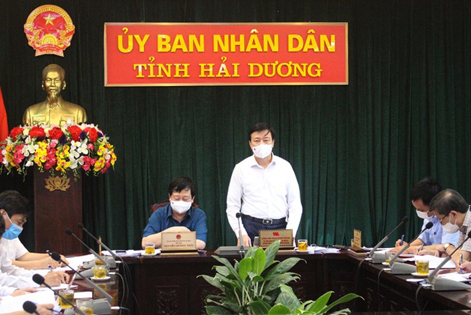 Hải Dương: Xem xét áp dụng giãn cách xã hội ở mức phù hợp - 1 Hải Dương: Xem xét áp dụng giãn cách xã hội ở mức phù hợp - 1