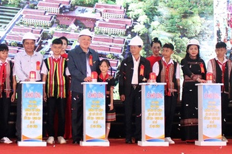 Khởi công xây dựng 4 trường nội trú ở biên giới hơn 600 tỷ đồng
