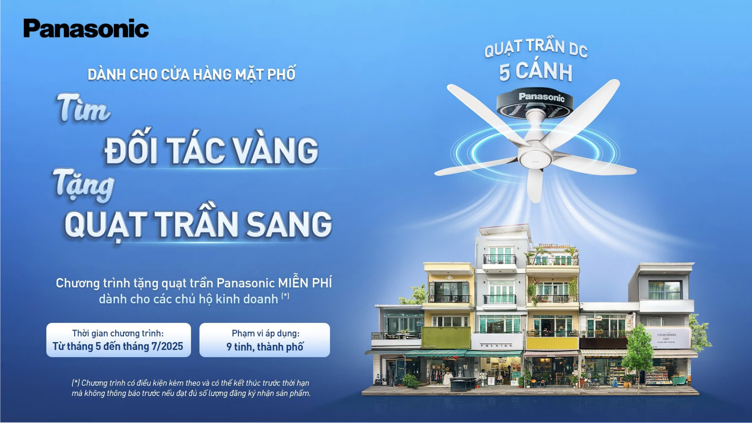 Đăng ký nhận quà từ Panasonic: Quạt trần cao cấp miễn phí cho chủ hộ kinh doanh - 3