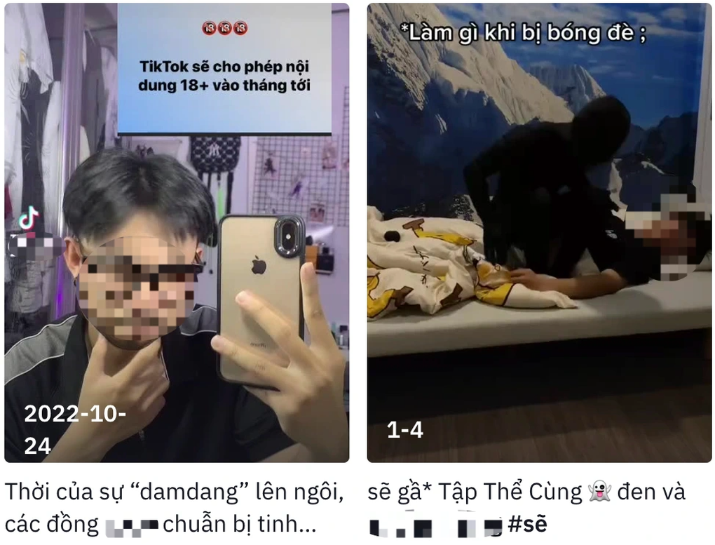 Tràn lan từ lóng gợi ý nội dung khiêu dâm, đồi trụy trên TikTok - 1 Tràn lan từ lóng gợi ý nội dung khiêu dâm, đồi trụy trên TikTok - 1