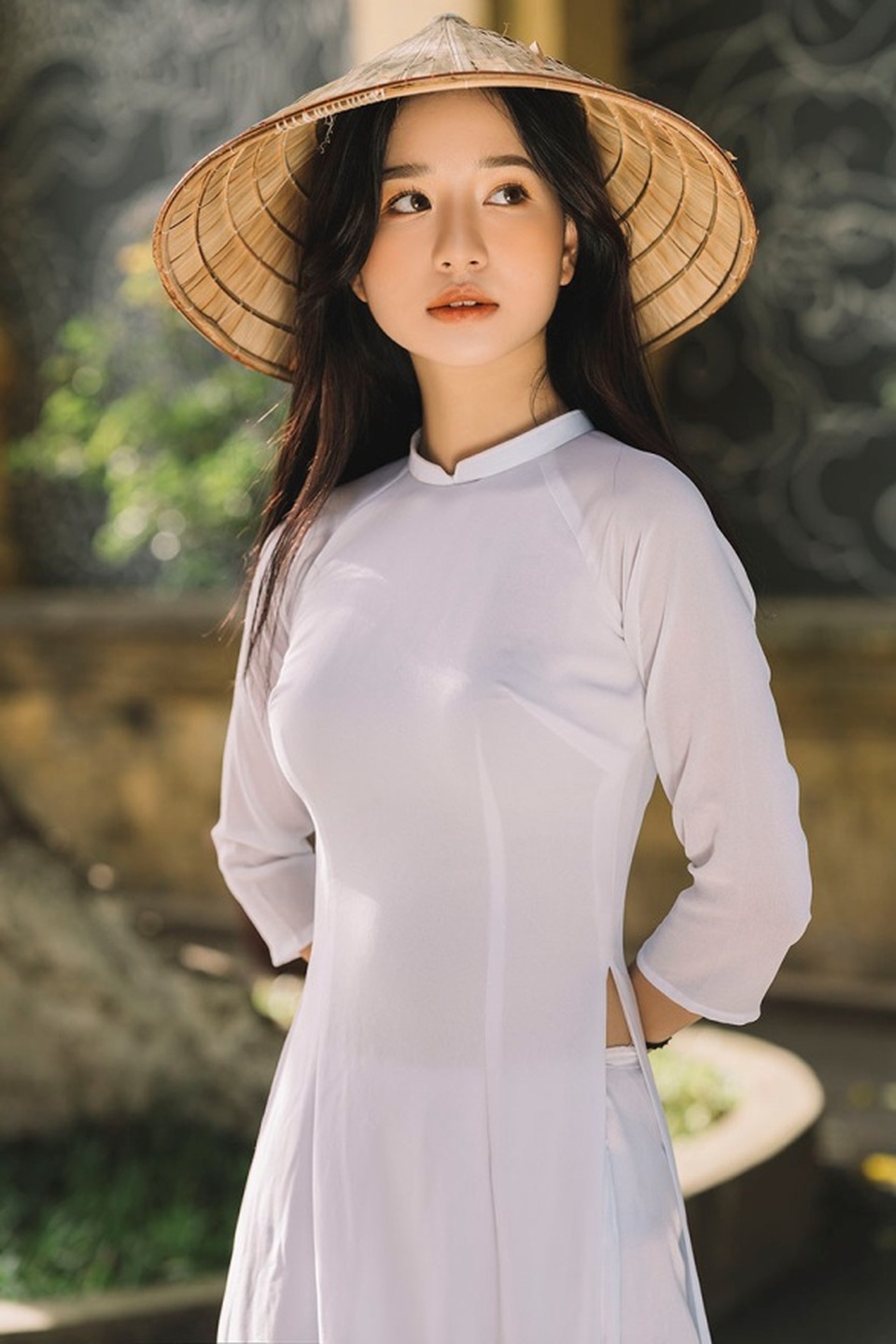 Nữ sinh xứ Thanh đẹp dịu dàng trong tà áo dài trắng - 3 Nữ sinh xứ Thanh đẹp dịu dàng trong tà áo dài trắng - 3