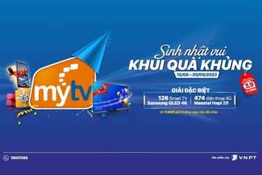 Truyền hình MyTV tri ân khách hàng nhân dịp 14 năm thành lập
