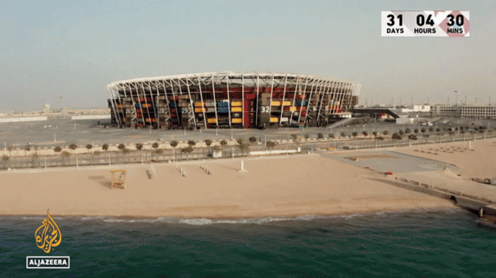 Sân vận động World Cup 2022 làm từ 974 container, dễ tháo dỡ sang nơi khác - 1 Sân vận động World Cup 2022 làm từ 974 container, dễ tháo dỡ sang nơi khác - 1