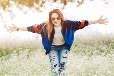 Mỹ Tâm khoe ảnh lần đầu đi phượt cao nguyên Mộc Châu