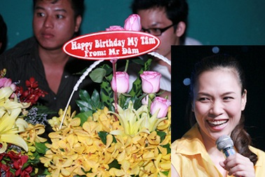 Mr Đàm gửi hoa mừng sinh nhật Mỹ Tâm