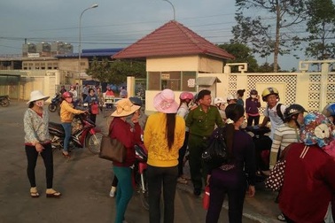 Hàng trăm công nhân thủy sản đình công vì 'làm nhiều, lương ít'