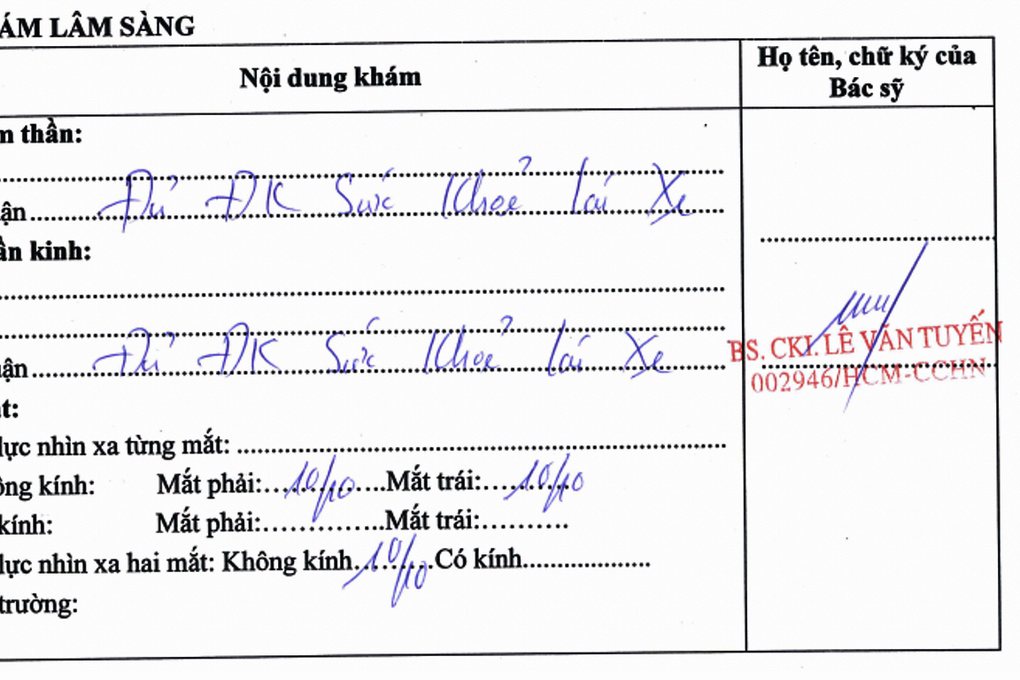 Bệnh viện ở TPHCM liên tục bị giả con dấu, chữ ký để làm giấy khám sức khỏe - 2 Bệnh viện ở TPHCM liên tục bị giả con dấu, chữ ký để làm giấy khám sức khỏe - 2