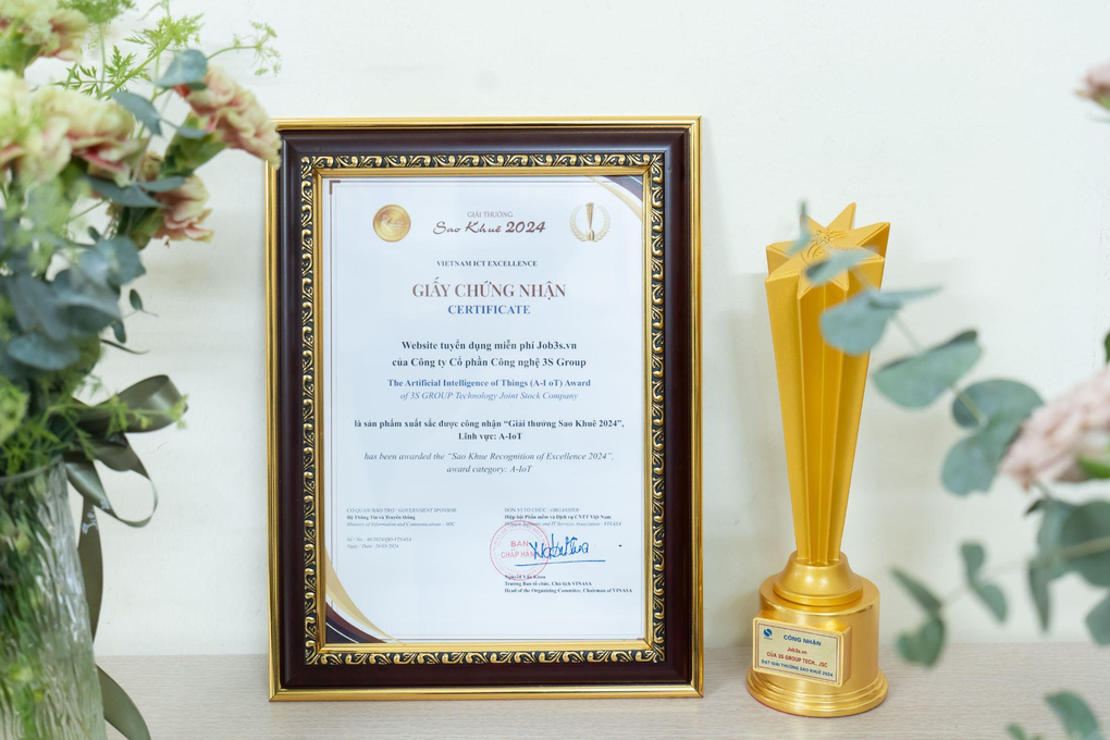 Job3s.vn nhận giải thưởng Top 10 thương hiệu bền vững quốc gia - 3 Job3s.vn nhận giải thưởng Top 10 thương hiệu bền vững quốc gia - 3